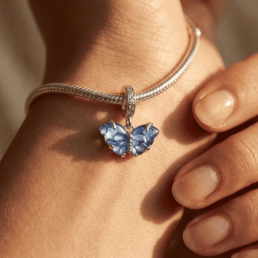 Símbolo Borboleta Azul Lumina